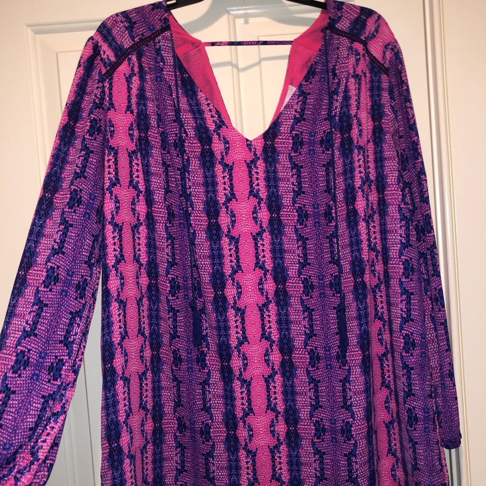 Snakeskin dress